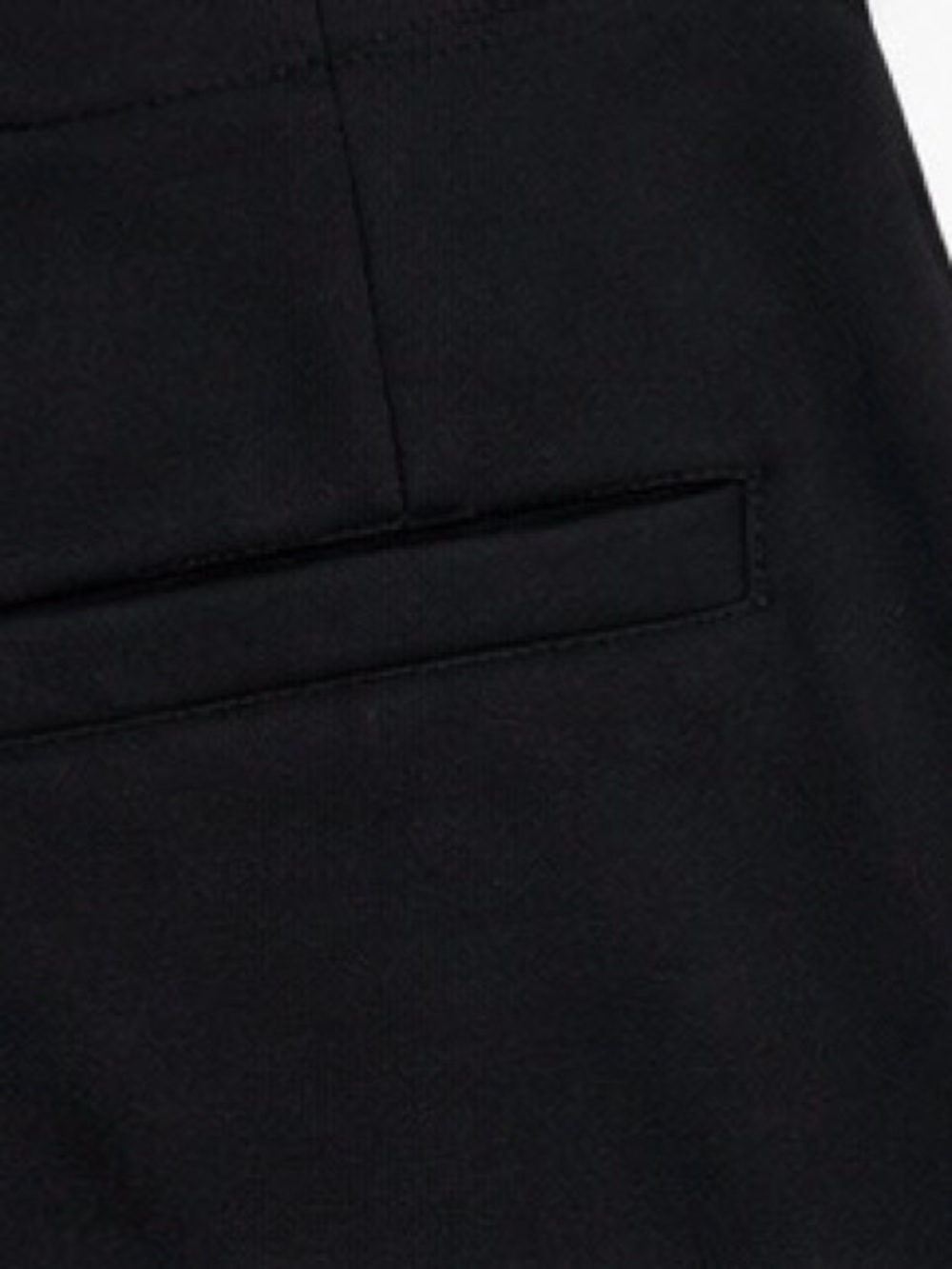 Ellen Tracy Black Faux Leather Ponte Panel Skinny Pants Size Medium - Picture 5 of 7